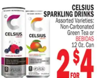 Bravo Supermarkets CELSIUS SPARKLING DRINKS offer