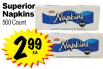 Superior Grocers Superior Napkins offer