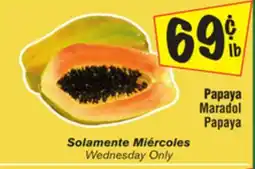 El Super Maradol Papaya offer