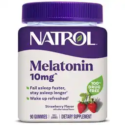 Walgreens Melatonin 10 mg, Sleep Support, Gummies Strawberry offer