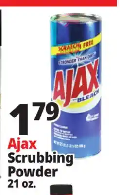 Ocean State Job Lot Ajax with Bleach Powder Cleanser 21 oz offer