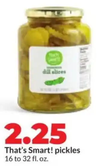 Hy-Vee That's Smart! pickles offer