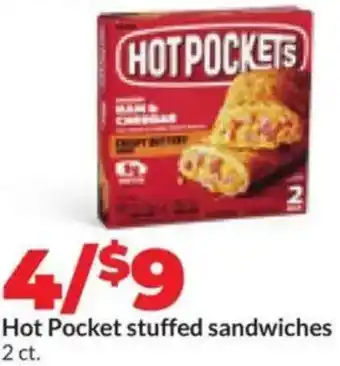 Hy-Vee Hot Pocket stuffed sandwiches offer