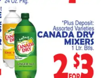 Bravo Supermarkets CANADA DRY MIXERS offer