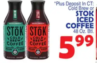 Bravo Supermarkets STOK ICED COFFEE offer