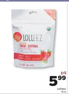 Weis Markets Lolleez offer