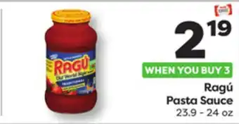 Weis Markets Ragú Pasta Sauce offer