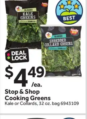 Stop&Shop Stop & Shop Cooking Greens offer