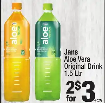 Super King Markets Jans Aloe Vera Original Drink offer