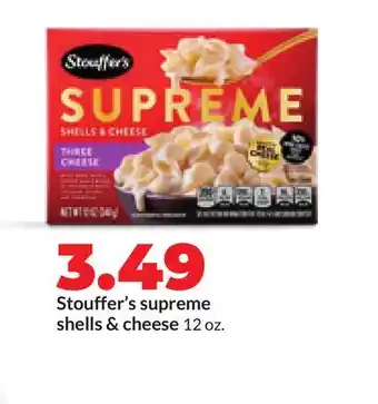 Hy-Vee Stouffer's supreme shells & cheese offer