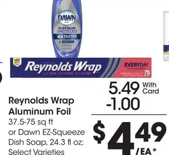 Ralphs Reynolds Wrap Aluminum Foil offer