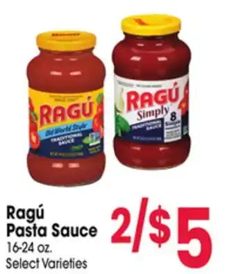 Jewel-Osco Ragú Pasta Sauce offer