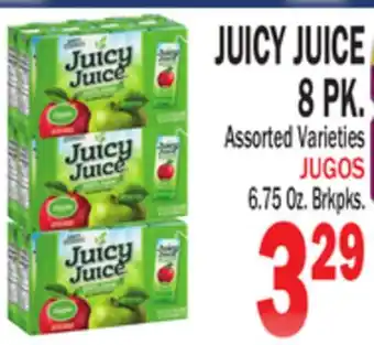 Bravo Supermarkets JUICY JUICE 8 PK offer