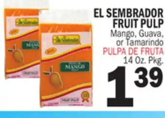 Bravo Supermarkets EL SEMBRADOR FRUIT PULP offer