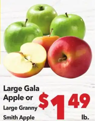 Vallarta Supermarkets Large Gala Apple or Large Granny Smith Apple offer