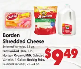 Vallarta Supermarkets Borden Shredded Cheese offer