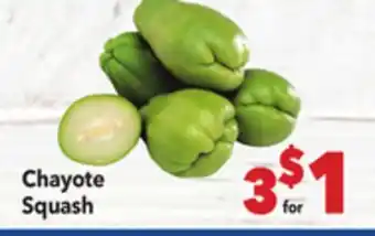Vallarta Supermarkets Chayote Squash offer