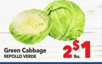 Vallarta Supermarkets Green Cabbage / REPOLLO VERDE offer