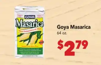 Vallarta Supermarkets Goya Masarica offer