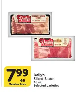 Vons Daily's Sliced Bacon offer