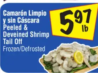 El Super Peeled & Deveined Shrimp Tail Off offer