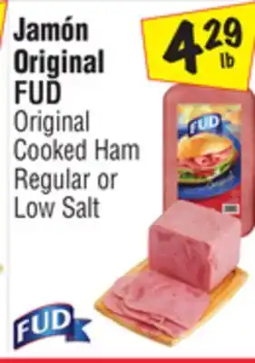 El Super FUD Original Cooked Ham Regular or Low Salt offer