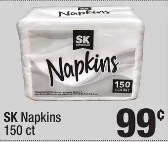 Super King Markets SK Napkins offer