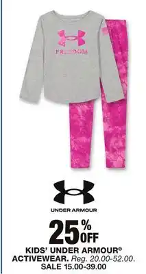 Blain's Farm & Fleet KIDS' UNDER ARMOUR ACTIVEWEAR offer