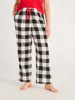 Walmart Joyspun Women's Flannel Sleep Pants, 30” Inseam, Sizes XS-3X offer