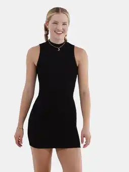 Walmart No Boundaries Sueded Ribbed Sleeveless Mock Neck Dress, Women’s offer