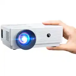 Walmart Mini Projector 1080P Portable Projector, Compatible with iOS/Android/ Windows/TV/HDMI/USB White 1PC offer