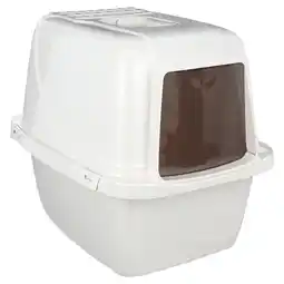 Walmart Van Ness Plastics Enclosed Cat Litter Box White, LG offer