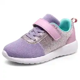 Walmart HARVEST LAND Girls Glitter Sneakers Slip-on Athletic Tennis Shoes for Boys Toddler Little/Big Kids offer
