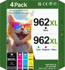 Walmart 220 Ink for Epson 220 Ink Cartridges for Epson Ink 220XL (5-pack) offer
