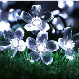 Walmart GZQJFMY Led Light 50Led Solar Flower Light String Holiday Decoration Lantern String offer