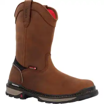 Walmart Rocky Rams Horn Waterproof Composite Toe Pull-On Work Boot offer