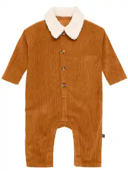 Walmart Modern Moments by Gerber Baby Boy Corduroy Romper, Sizes 0/3 Months - 24 Months offer