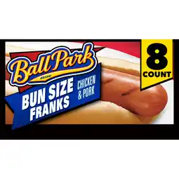 Walmart Ball Park Classic Bun Size Hot Dogs, 15 oz, 8 Count offer