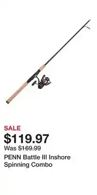 Cabela's PENN Battle III Inshore Spinning Combo offer