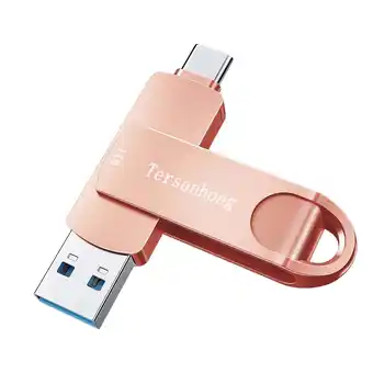 Walmart Tersanhong 1TB USB C Flash Drive Type-C Thumb Drives Memory Stick Data Storage Pen Drives(Pink offer