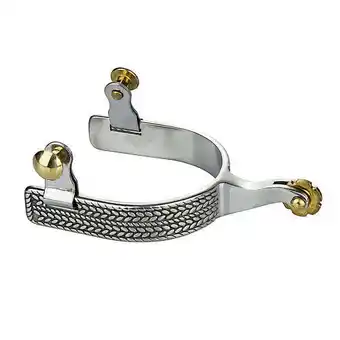 Walmart Tabelo SS Basket-Weave Roping Spurs offer