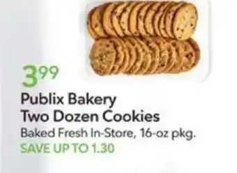 Publix Publix Bakery Two Dozen Cookies offer
