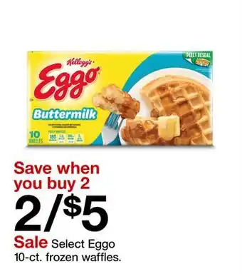 Target Select Eggo 10-ct. frozen waffles offer