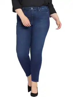 Walmart NYDJ Womens Plus Ami High-Rise Medium Wash Skinny Jeans offer