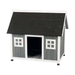 Walmart TRIXIE natura Barn Style Dog House, Elevated Pet Shelter, Weatherproof Dog House, Small offer