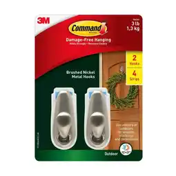 Walmart Command Outdoor Forever Classic Medium Metal Hooks Pack offer