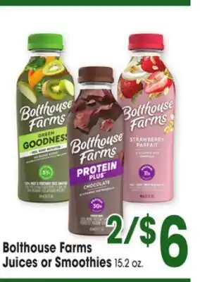 Jewel-Osco Bolthouse Farms Juices or Smoothies offer