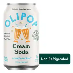 Walmart OLIPOP Prebiotic Soda, Cream Soda, 12 fl oz, Pantry Packs offer