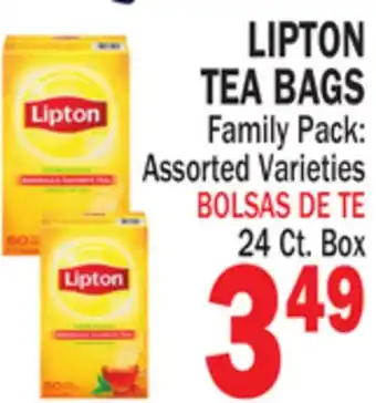 Bravo Supermarkets LIPTON TEA BAGS offer