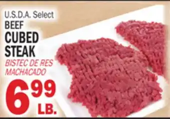 Bravo Supermarkets BEEF CUBED STEAK offer